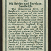Old bridge and barbican, Sandwich.