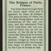 The bridges of Paris.
