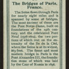 The bridges of Paris.
