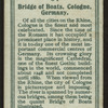 Bridge of boats, Cologne.