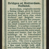Bridges at Rotterdam.