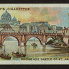 Bridge and castle of St. Angelo, Rome.