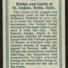 Bridge and castle of St. Angelo, Rome.