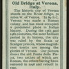 Old Bridge at Verona.