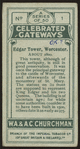 Edgar Tower, Worcester.