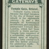 Temple Gate, Bristol.