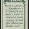 Newark Gate, Leicester.
