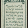 Walmgate Bar, York.