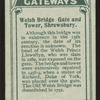 Welsh Bridge Gate & Tower, Shrewsbury.