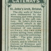 St. John'S Arch, Bristol.
