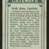 Irish Gate, Carlisle.