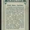Irish Gate, Carlisle.
