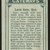 Land Gate, Rye.