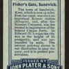 Fisher's Gate, Sandwich.