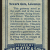 Newark Gate, Leicester.