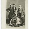 Joe Cowell, right (with Edwin Adams, left), J. W. Wallack, Jr. and Kate Bateman.