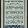 Chapel Bar, Nottingham.