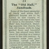 The Old Hall, Sandbach.