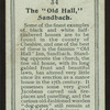 The Old Hall, Sandbach.