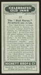 The Red Horse, Stratford.