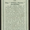 The White Horse, Hockliffe.