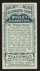 The William Fawcett.