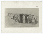 A Kansas sod house.