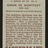 Simon de Montfort.