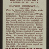 Oliver Cromwell.