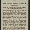 Sir Christopher Wren.