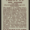 Sarah Siddons.