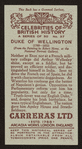 The Duke of Wellington.