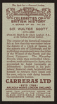 Sir Walter Scott.