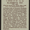 Elizabeth Fry.