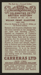 William Ewart Gladstone.