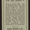 H.M. King George.