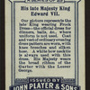 His late Majesty, King Edward VII.