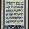 Serjeant-at-arms of the House of Commons.