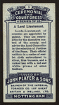 A lord lieutenant.