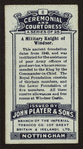 A military knight of Windsor.