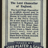 The Lord Chancellor of England.