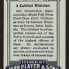 A cabinet minister.