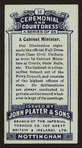 A cabinet minister.