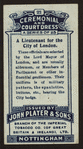 A lieutenant for the city of London.