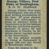 George Villiers, First Duke of Buckingham, K.G.