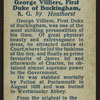 George Villiers, First Duke of Buckingham, K.G.