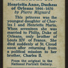 Henrietta Anne, Duchess of Orleans.