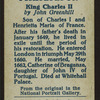 King Charles II.