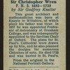 Sir Christopher Wren.