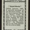 Royal Mavis.